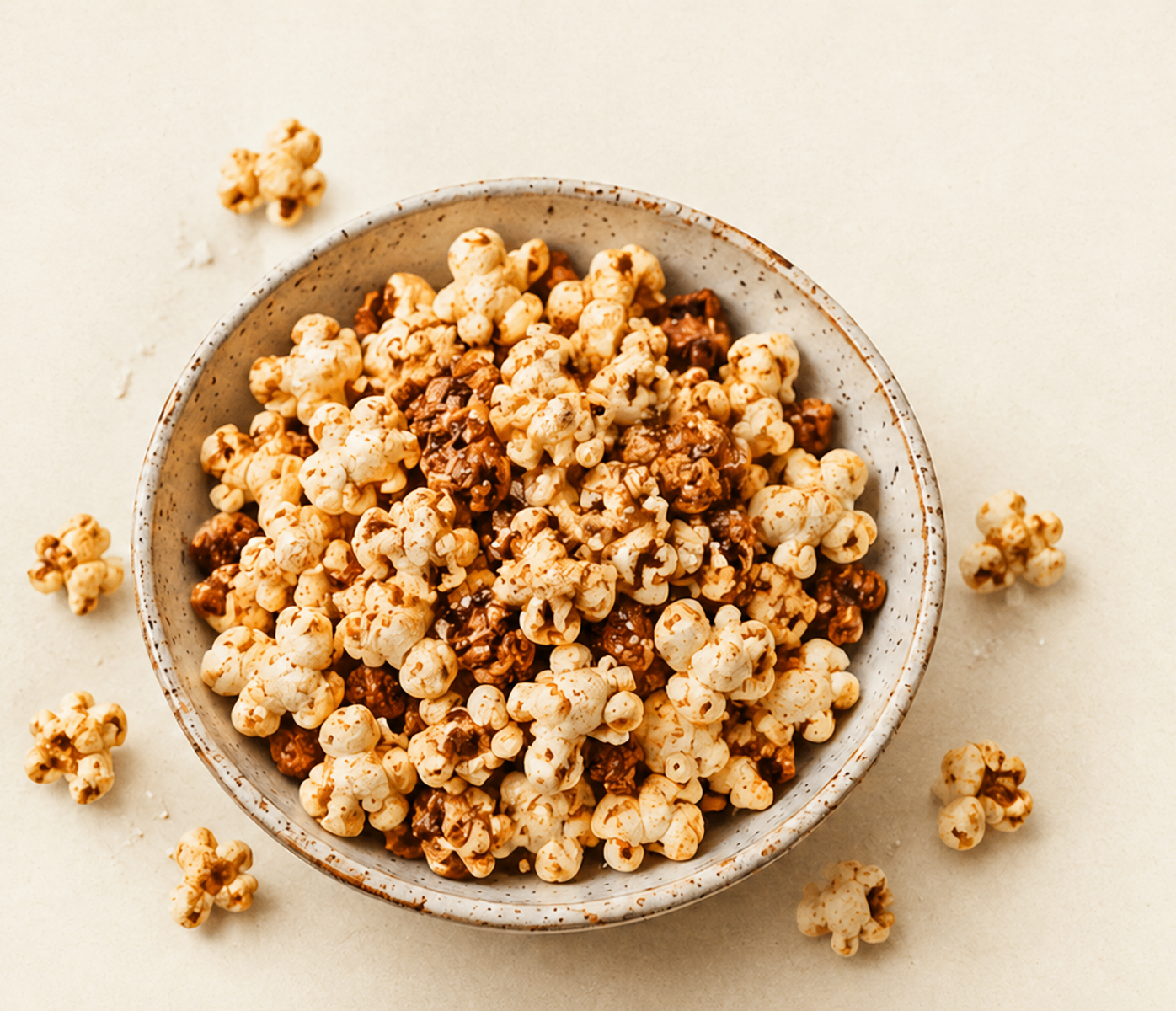 A bowl of popcorn